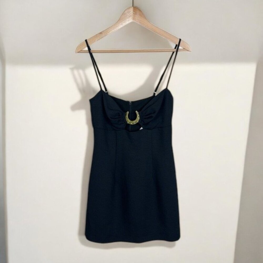 NWT Rumer Lunar Black Mini Dress - Picture 12 of 12